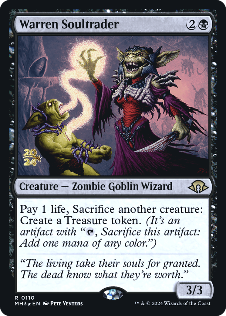 Warren Soultrader [Modern Horizons 3 Prerelease Promos]
