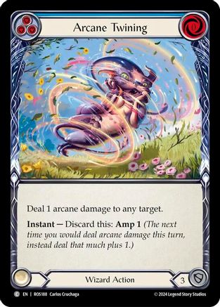 Arcane Twining (Blue) [ROS188] (Rosetta)  Rainbow Foil