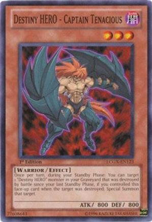 Destiny HERO - Captain Tenacious [LCGX-EN123] Common