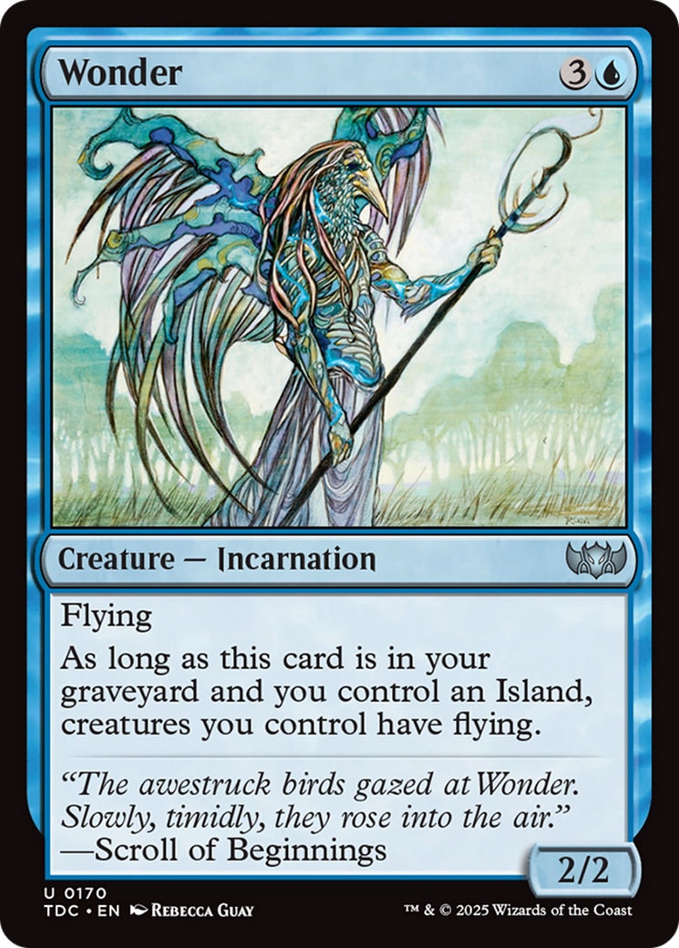 Wonder (TDC-170) - Commander: Tarkir: Dragonstorm