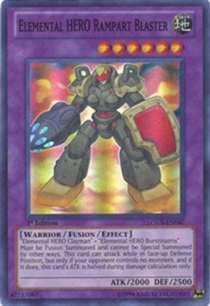 Elemental HERO Rampart Blaster [LCGX-EN047] Super Rare