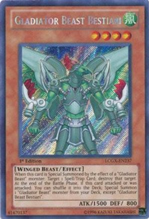 Gladiator Beast Bestiari [LCGX-EN237] Secret Rare