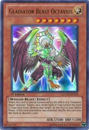 Gladiator Beast Octavius [LCGX-EN235] Ultra Rare