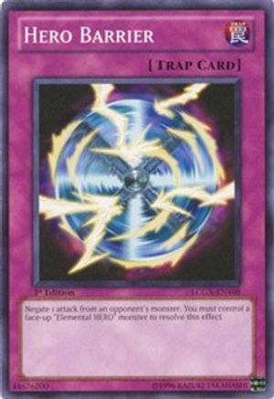 Hero Barrier [LCGX-EN108] Common
