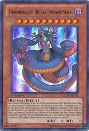 Vennominaga the Deity of Poisonous Snakes [LCGX-EN191] Ultra Rare