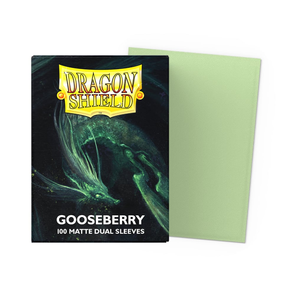 Dragon Shield: Standard 100ct Sleeves - Pastels Gooseberry (Dual Matte)