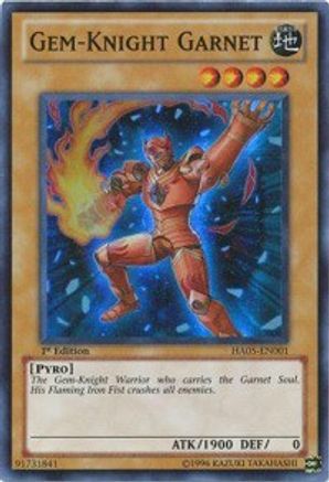 Gem-Knight Garnet [HA05-EN001] Super Rare