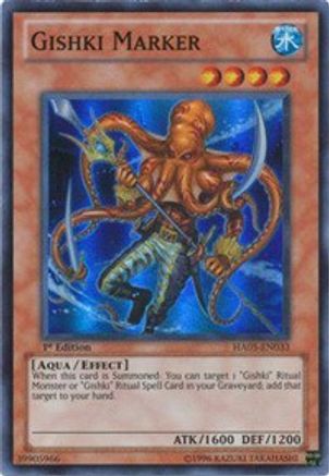 Gishki Marker [HA05-EN033] Super Rare