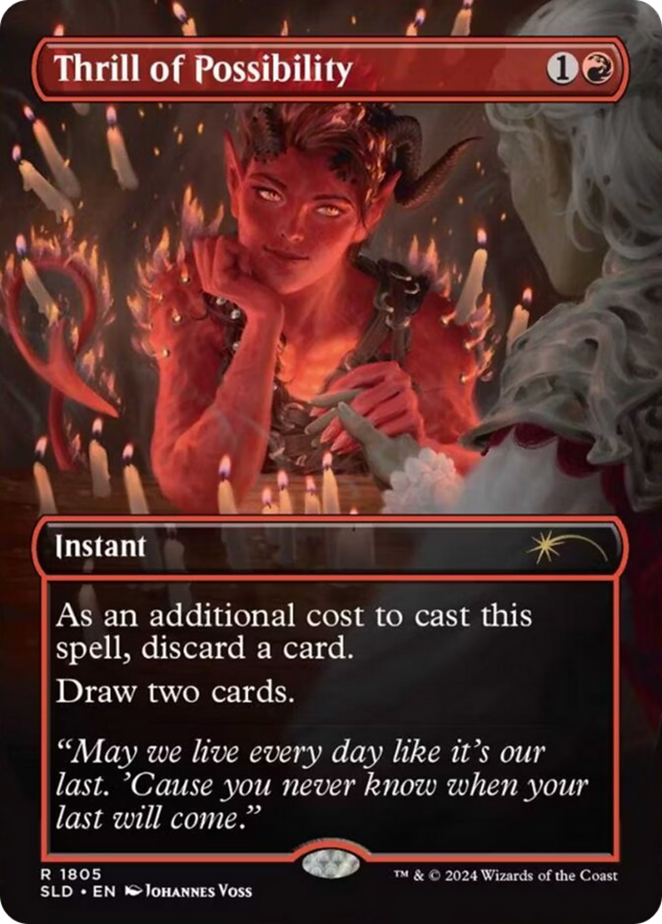 Thrill of Possibility (SLD-1805) - Secret Lair Drop (Borderless) Foil