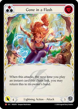 Gone in a Flash [ROS076] (Rosetta)  Rainbow Foil