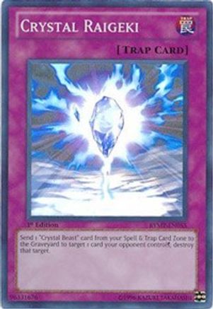 Crystal Raigeki [RYMP-EN055] Super Rare