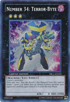 Number 34: Terror-Byte [PRC1-ENV02] Secret Rare