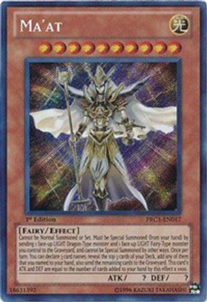 Ma'at [PRC1-EN017] Secret Rare
