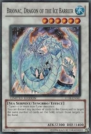 Brionac, Dragon of the Ice Barrier [H5SE-EN001] Super Rare