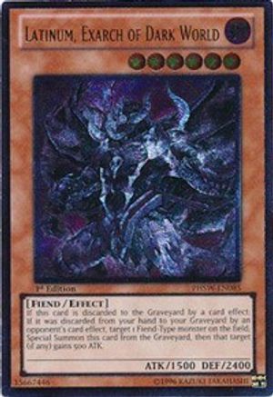 Latinum, Exarch of Dark World [PHSW-EN085] Ultimate Rare