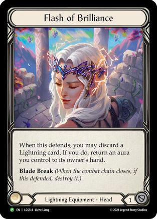 Flash of Brilliance - LGS314 (LGS314) - Flesh and Blood: Promo Cards Rainbow Foil