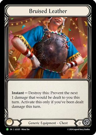 Bruised Leather - LGS321 (LGS321) - Flesh and Blood: Promo Cards Rainbow Foil