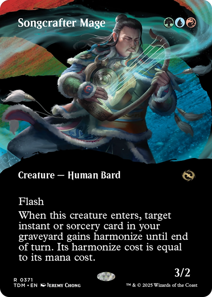 Songcrafter Mage (Borderless) (TDM-371) - Tarkir: Dragonstorm