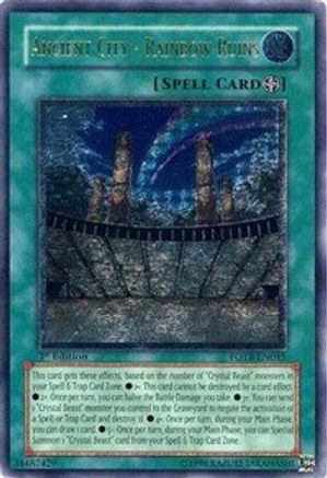 Ancient City - Rainbow Ruins [FOTB-EN045] Ultimate Rare