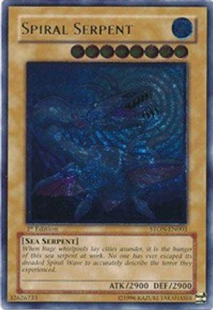 Spiral Serpent [STON-EN003] Ultimate Rare