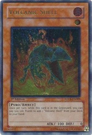 Volcanic Shell [FOTB-EN009] Ultimate Rare