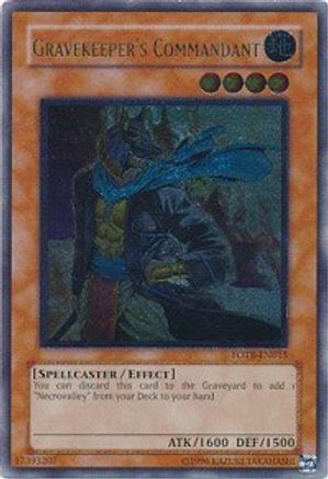 Gravekeeper's Commandant [FOTB-EN015] Ultimate Rare