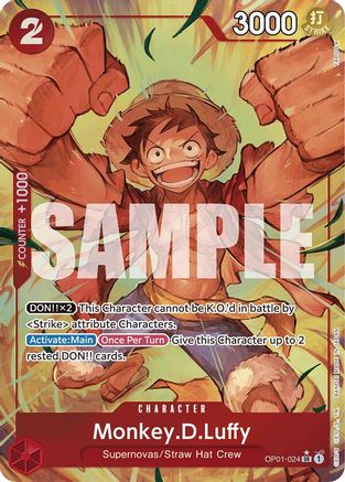 Monkey.D.Luffy (OP01-024) (OP01-024) - Premium Booster -The Best- Foil