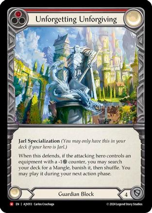 Unforgetting Unforgiving (AJV013) - Armory Deck: Jarl Vetreidi Rainbow Foil