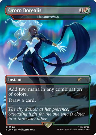 Ororo Borealis - Manamorphose (Rainbow Foil) (SLD-1746) - Secret Lair Drop Series Foil