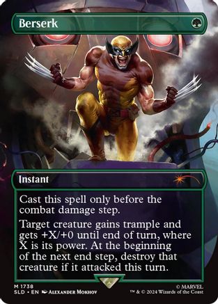 Berserk (1738) (Rainbow Foil) (SLD-1738) - Secret Lair Drop Series Foil