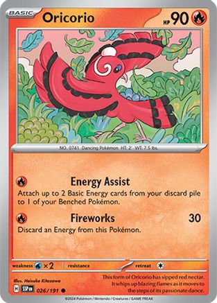 Oricorio - 026/191 26 - SV08 Surging Sparks