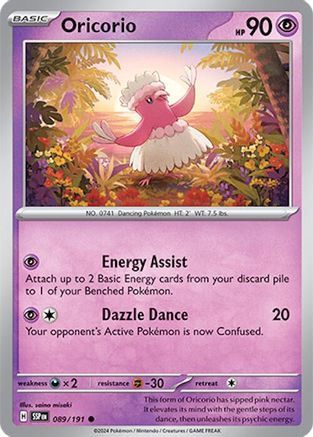 Oricorio - 089/191 89 - SV08 Surging Sparks