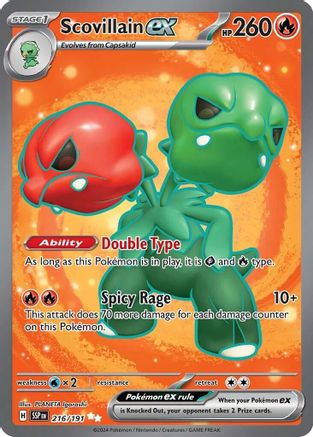 Scovillain ex - 216/191 216 - SV08 Surging Sparks Holofoil