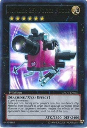 Number 25: Force Focus [GAOV-EN045] Ultra Rare