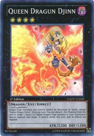 Queen Dragun Djinn [GAOV-EN049] Super Rare