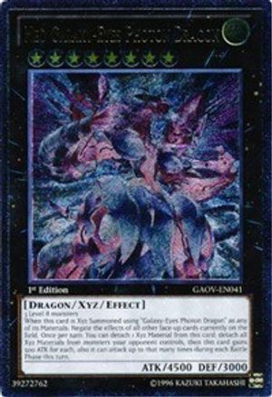 Neo Galaxy-Eyes Photon Dragon [GAOV-EN041] Ultimate Rare