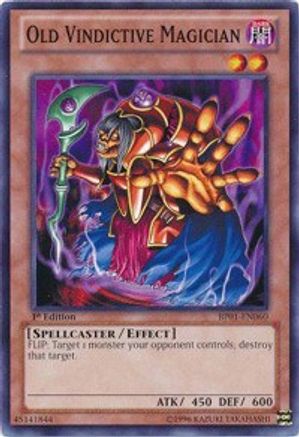 Old Vindictive Magician [BP01-EN060] Common