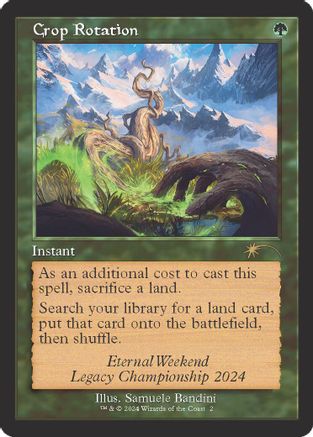 Crop Rotation (Retro Frame) (-002) - Game Day & Store Championship Promos