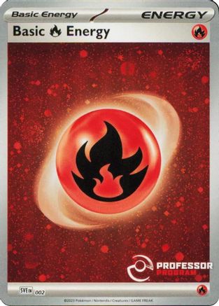 Fire Energy (2023) 2 - Professor Program Promos Holofoil