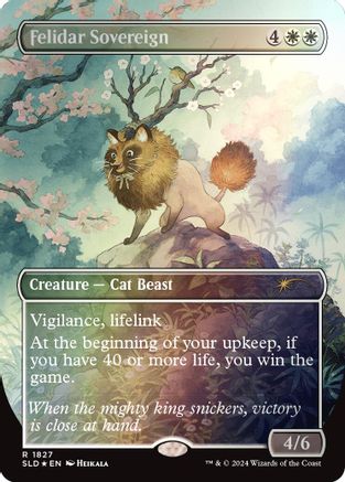 Felidar Sovereign (1827) (Rainbow Foil) (SLD-1827) - Secret Lair Drop Series Foil