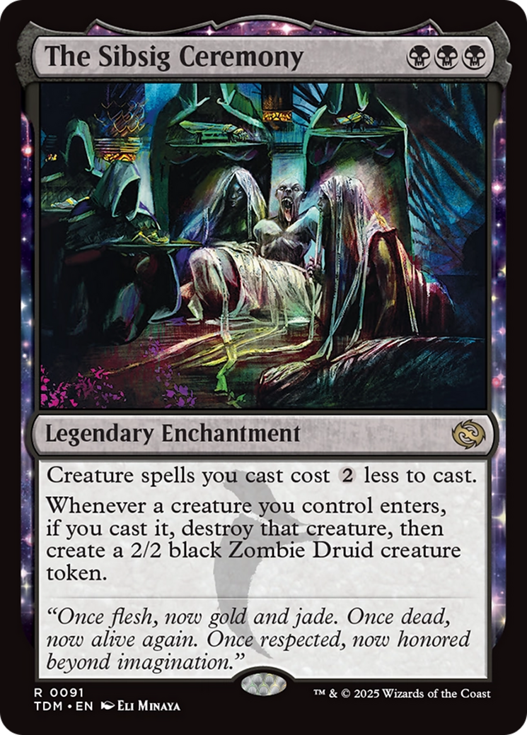 The Sibsig Ceremony (TDM-091) - Tarkir: Dragonstorm Foil