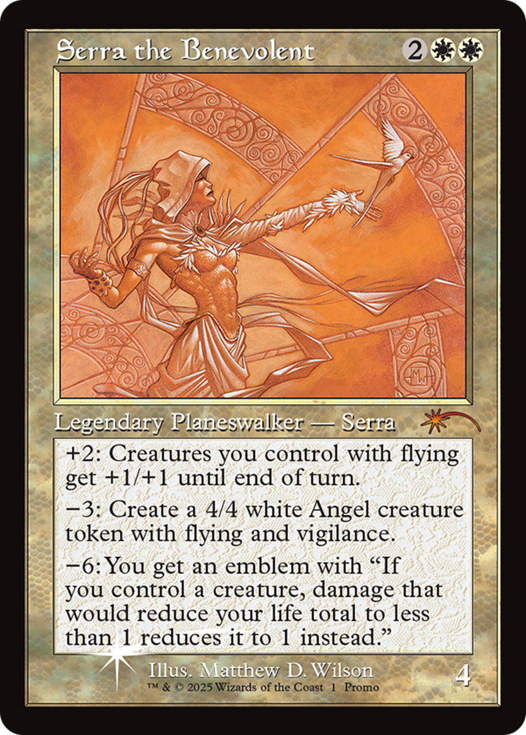 Serra the Benevolent (Retro Frame) (SLD-001) - Secret Lair Drop Series