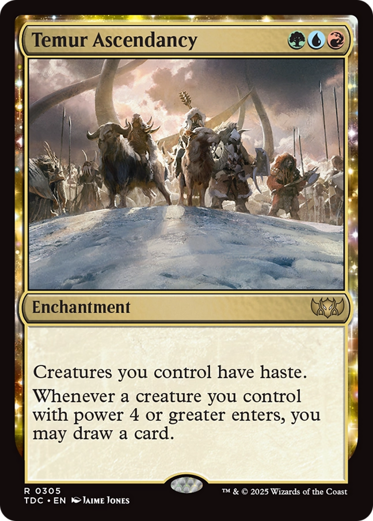 Temur Ascendancy (TDC-305) - Commander: Tarkir: Dragonstorm