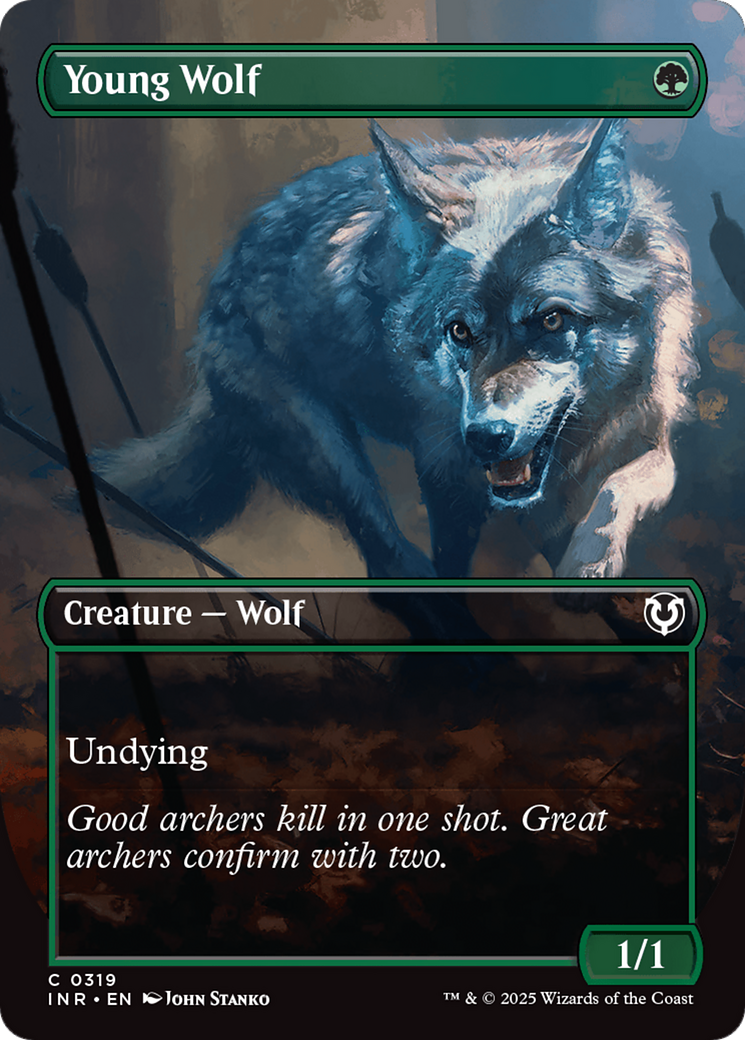 Young Wolf (Borderless) (-319) - Innistrad Remastered