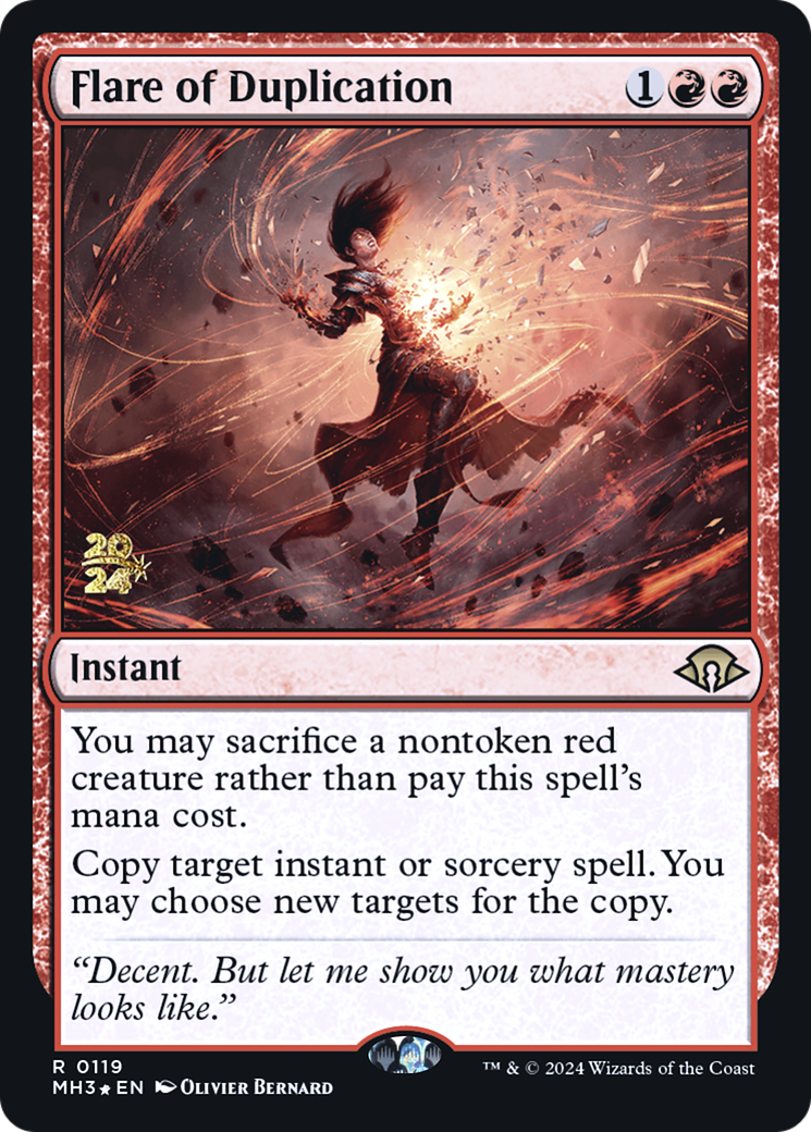 Flare of Duplication [Modern Horizons 3 Prerelease Promos]