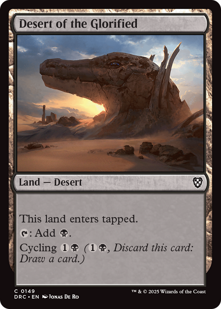Desert of the Glorified (-149) - Commander: Aetherdrift