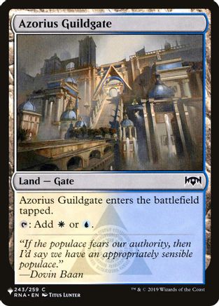 Azorius Guildgate (LIST-243) - The List Reprints