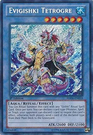 Evigishki Tetrogre [HA06-EN018] Secret Rare