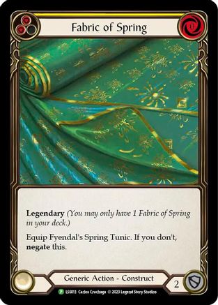 Fabric of Spring // Fyendal's Spring Tunic - LSS011 (LSS011) - Flesh and Blood: Promo Cards