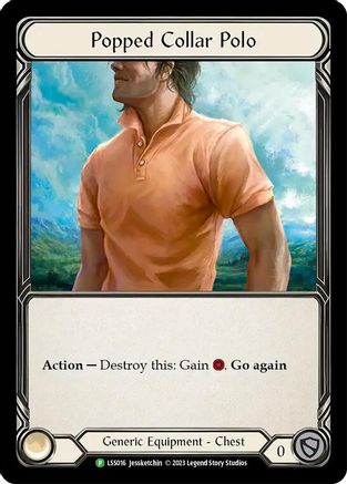 Popped Collar Polo - LSS016 (LSS016) - Flesh and Blood: Promo Cards